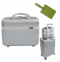 Solier Utazó bőrönd kézipoggyász Abs kemény Ajándék (NOKIRO STL976 12'' WSZYSTKIE KOLORY)