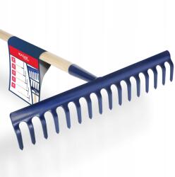 Kadax Edzett Fém Gereblye 16 Fogú Nyéllel (K2507)