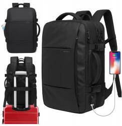 BANGE Hátizsák Laptop Táska 17.3 Usb Csomagtartó Fekete (Plecak podróżny pojemny na laptopa 68243)