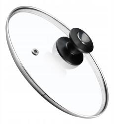 Kadax Üvegfedő 28 cm Serpenyő Fedő Univerzális Hőálló (K7881)