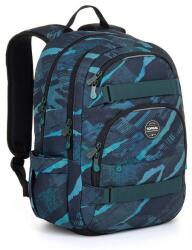 Topgal ergonomikus iskolatáska hátizsák VIKI - Türkiz absztrakt (VIKI 25078) - gigajatek