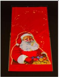 Mikulás tasak 3. Piros Mikulásos mintával, 15 x 35 cm 5000 db/zsák