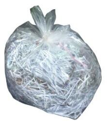  Erős polietilén zsák, 100 x 120 cm (260 l) átlátszó, PE, elszívóhoz 25 db/csomag