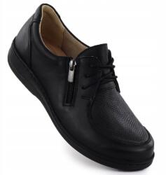 Helios Női bőr kényelmes félcipő fekete Helios 464K 36 (464K 011.0017)