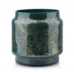 Mondex Cristie dekoratív üveg váza, zöld (5902643383319)