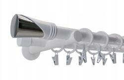 ESTAdeco Függönyrúd Kettős Fém 19+19mm Fehér 160cm Vega (karnisz II Ø19mm BIAŁY VEGA)