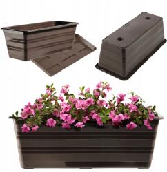 Kadax Erkélydoboz 40cm Virágtartó Állvány Erkély Virágágyás (K9038)