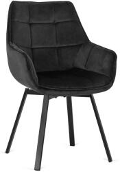 Klubfotel Forgó étkezőszék LUNA fekete
