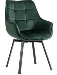 Klubfotel Forgó étkezőszék LUNA sötétzöld