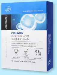 Farmstay Hidratáló arcmaszk kollagénnel Collagen Water Full Moist Soothing Mask - 27 ml * 10 db