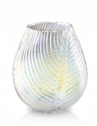 Mondex Dekoratív váza a nappaliba Üveg váza levél 25 (HTID0837)