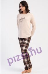 Vienetta Hosszúnadrágos flanel női pizsama (NPI7086 S)