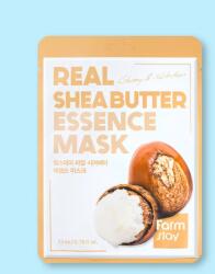 Farmstay Mască tip șervețel cu esență de unt de shea Real Shea Butter Essence Mask - 23 ml / 1 buc Masca de fata