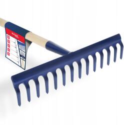 Kadax Kerti Fűnyíró Gereblye Fa Nyél 150 cm Gereblye 14 Fog Edzett (K2506)