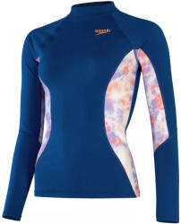 Speedo Printed Long Sleeve Rash Top Ammonite/Soft Coral/Miami