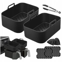  Szilikon Forma Airfryerhez, Szürke, Sütőbe és Mikrohullámú Sütőbe (5902003101713 05902003101713 59020031017130)