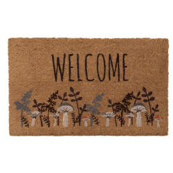 Clayre & Eef Lábtörlő 75x45cm, kókusz-PVC, Little fall jewels