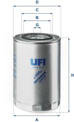 UFI Filtru combustibil UFI 24.395. 01 (24.395.01) - fixbox
