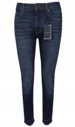 Tommy Hilfiger férfi nadrág, farmer, Bleecker, sötétkék, 31/32 (MW0MW35717 1BN)