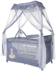 Lorelli Magic Sleep utazóágy - Cool Greay Hippo - aprotalpak