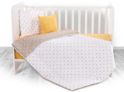 Lorelli 3 részes ágynemű garnitúra - Crowns Latte - aprotalpak