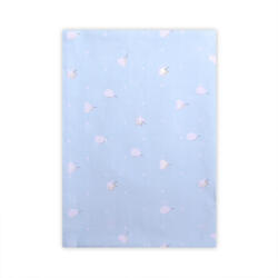 Lorelli lepedő 150x100cm - Train Blue - aprotalpak