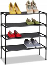 Relaxdays Cipősszekrény Relaxdays 62 x 68 x 28 cm fekete