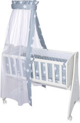 Lorelli First Dreams ágynemű garnitúra - Blue Grey Mist Stars - aprotalpak