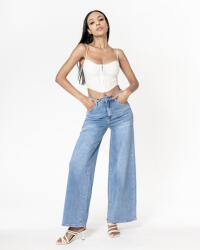 Nina Carter Blugi dama wide leg Nina Carter albastru deschis YY300-6 M10 (YY300-6-34)