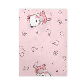Lorelli lepedő 150x100cm - Pink Ballerina Bear