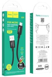 hoco. X89 Micro USB adatkábel 1m (fekete)