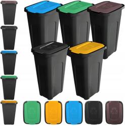Kadax Szelektív Hulladékgyűjtő Kosár Hulladékgyűjtő 30L Vödör Kosár Szett 5db (K10858)