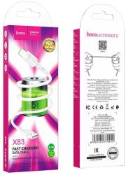 hoco. X83 Type-C USB adat- és töltőkábel 1m (fehér)