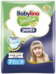Babylino Pelenkanadrág Babylino Sensitive 7-es méret 16 db (Pure care)