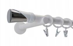 ESTAdeco Függönyrúd Fém Modern 19mm Fehér 160cm Vega (karnisz I 19mm BIAŁY VEGA)