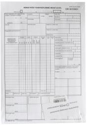 Nyomell Nemzetközi tehergépjármű menetlevél szabadlap A4, méret B. 7300-237 200 garnitúra/csomag - suplix