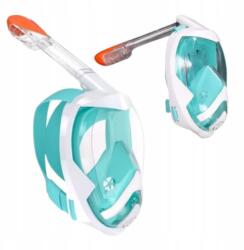  Teljes arcot fedő búvármaszk 180 fokos látószöggel, felnőtteknek és gyerekeknek, S/m méret (Maska Do Nurkowania Pelnotwarzowa 180)