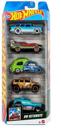 Mattel autószett 1/64 - HW Getaways 5db-os (JBJ77)