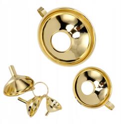  3 Darabos Arany Színű Rozsdamentes Acél Tölcsér Készlet (6793118230050411)