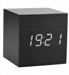  Ébresztőóra Elektronikus Óra Fából Készült Digitális Asztali Hőmérő Álló Led (XD01185-01)