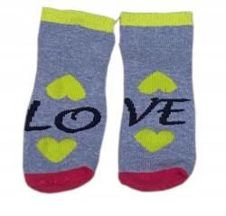 Frottír zokni Abs szilikon kék 19-20