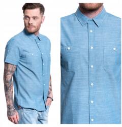 Mustang férfi ing Chris Slub Chambray M (1009829)