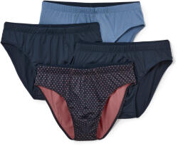 Tchibo - 4 férfi mikroszálas alsónadrág - férfi - méret M/5 - kék/mintás