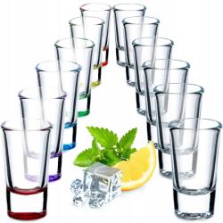 Kadax Vodka Poharak 28 ml Színes Pohár Szett Színtelen 6 6 db (K4534)