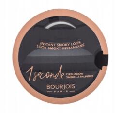 Bourjois szemhéjpúder paletta ezüst, szürke, fekete 01 Black On Track szemhéjpúder