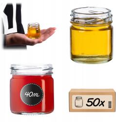 Kadax Befőttesüveg 40 ml Befőttesüveg Méz Lekvár Fedél Kupak 20 Db Fi 43 (5903699447499)