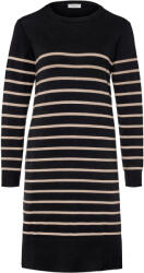 Tchibo - Csíkos finomkötésű ruha - nő - méret XXL 52/54 - fekete/csíkos
