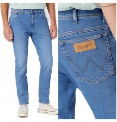 Wrangler Texas Slim Férfi Slim Fit Farmer Nadrág, Kék Farmer (W12SJXZ83)
