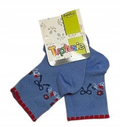  Tuptusie zokni húzózoknival, kék 14-16 (SKARP7-9/1)