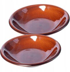 Kadax Ebédlő Tányér Mély 23 cm Tányér Szett 2db-OS Szett Kerámia Kő (K8733)